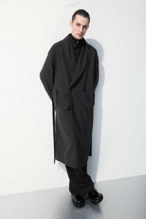 Men's COS The Technical Wool-Blend Trench Coats | DITLE-2718
