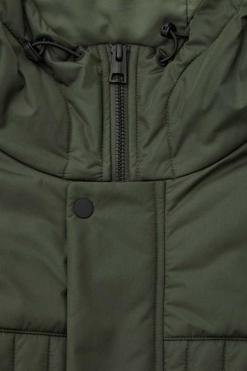 Men's COS Hooded Quilted Hybrid Vest | MIUJN-2815